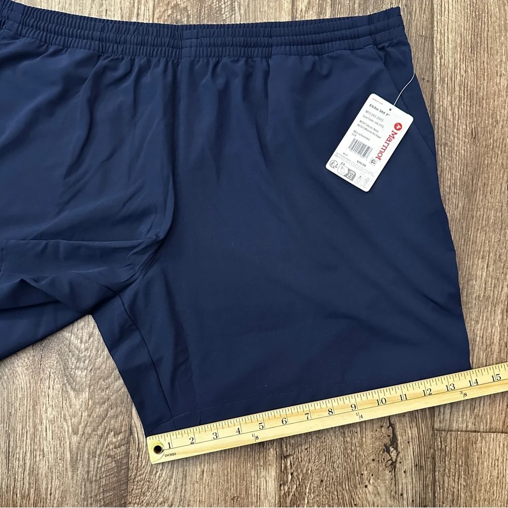 Marmot Athletic Shorts Mens Size XXL Navy Blue